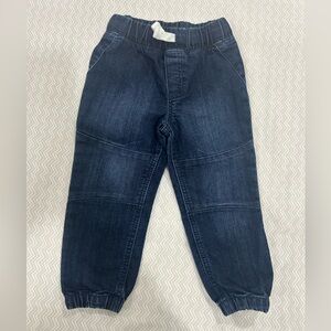 NWOT Dark Blue Denim Joggers